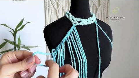 DIY MACRAME DRESS - TECHNIQUE #3 / Macrame Tutorial
