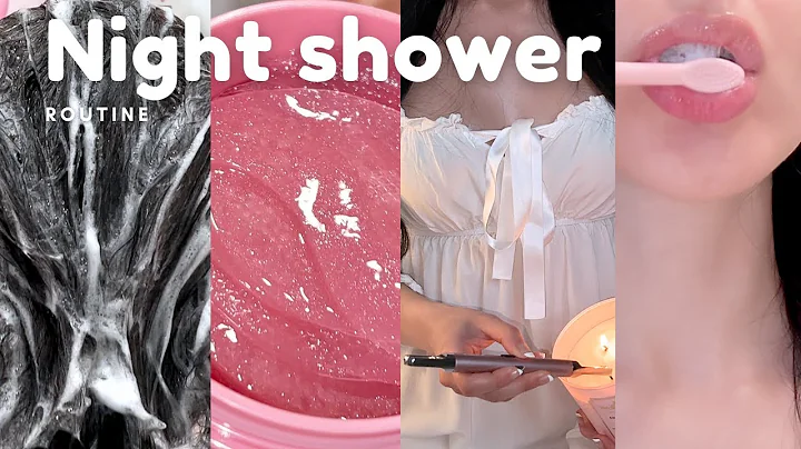My chill ✨Night ✨ shower routine | body & skincare 🦢🩰🫧🛁 🌙ASMR