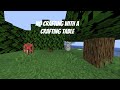 Minecraft, but I can't craft with a crafting table