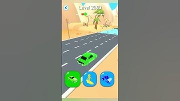 Shape-Shifting 2 GAMEPLAY Level No -2880 Walkthrough - New Update Car Racing #Shorts #ShapeShifting