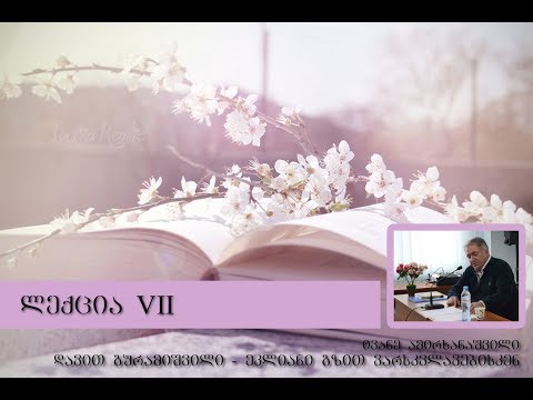 ივანე ამირხანაშვილი - \"დავით გურამიშვილი - ეკლიანი გზით ვარსკვლავებისკენ\"