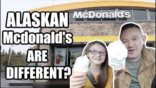 ALASKAN MCDONALD'S ARE DIFFERENT? | ALASKAN FAST FOOD| NORTH POLE ALASKA |Somers In Alaska