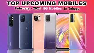 Upcoming Mobiles In February 2021 in Telugu || Latest mobiles in February || Realme X7Pro in Telugu