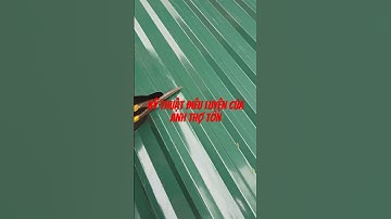 Kỹ thuật cắt tôn ĐIÊU LUYỆN của anh thợ tôn