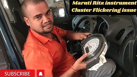 Maruti Suzuki Ritz Cluster meter Problem