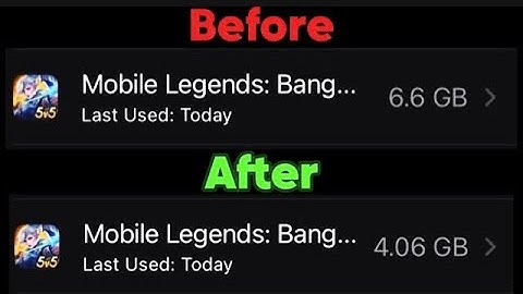 How to Remove Data that are no Longer Needed in Mlbb to Smooth Game Performance ? #mobilelegends