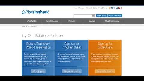 Tutorial on Brainshark
