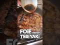 Foie sauce teriyaki  recette inspire par les tsukune brochettes de boulettes japonaises