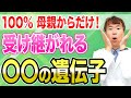 外見だけじゃない！100%母親からしか受け継がない子供の〇〇