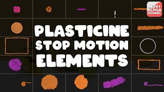 Plasticine Stop Motion Elements Motion Graphics Animation | YouMotion Motion Pack