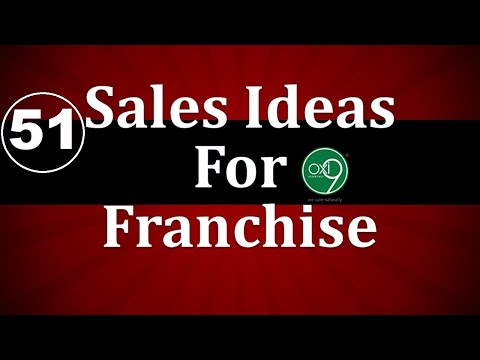 51 Sales Ideas for Franchisee.