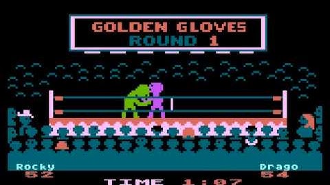 golden gloves for Atari 8-bit (demo mode)