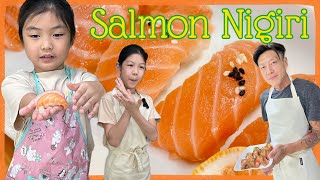 Ep 2 ; Salmon Nigiri , salmon roll ,Unagi Sushi