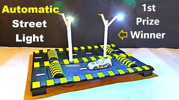 Smart Street Light Without Sensor | Easy Working Model for Inspire Award 2025 | HowToFunda