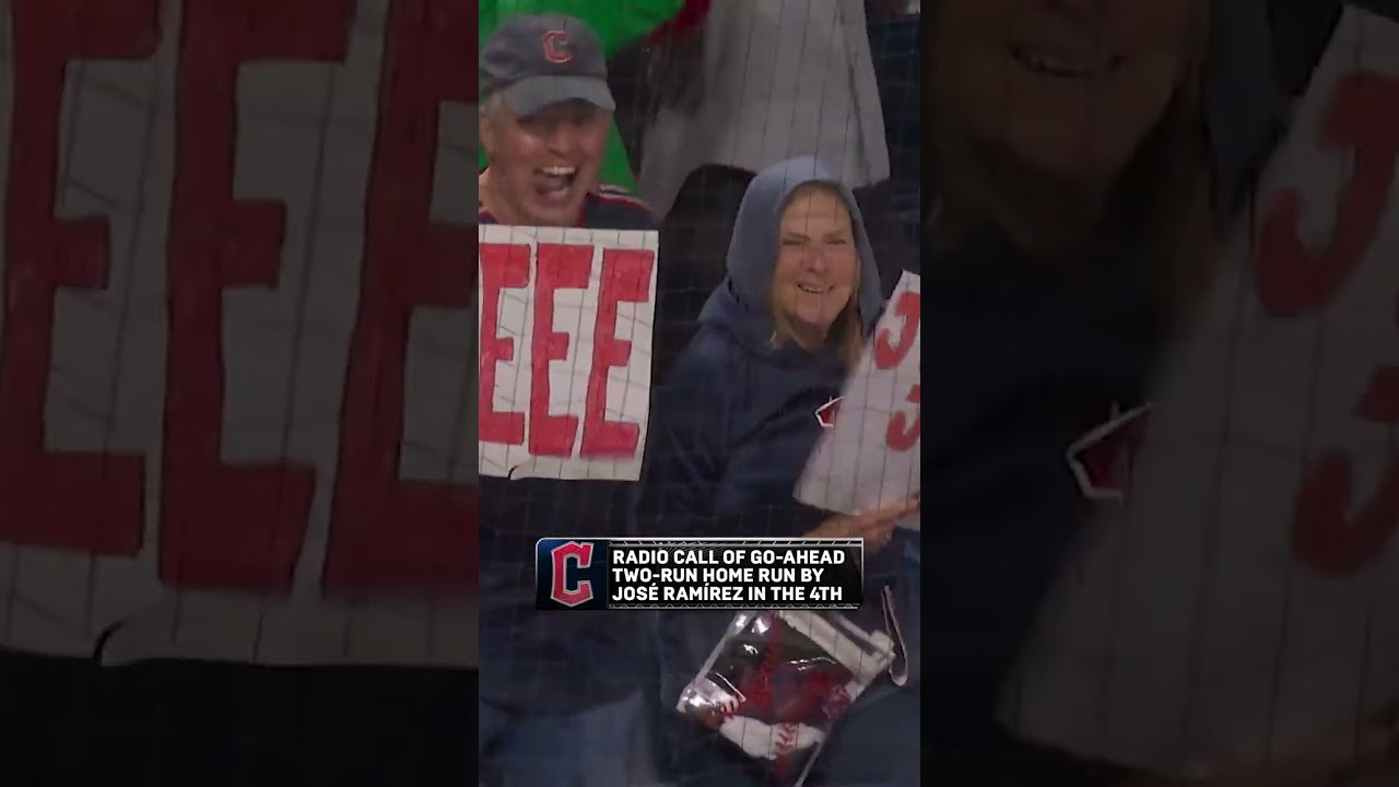 AN ELECTRIC NIGHT IN CLEVELAND ⚡️ #MLB #PLAYOFFS #GUARDIANS