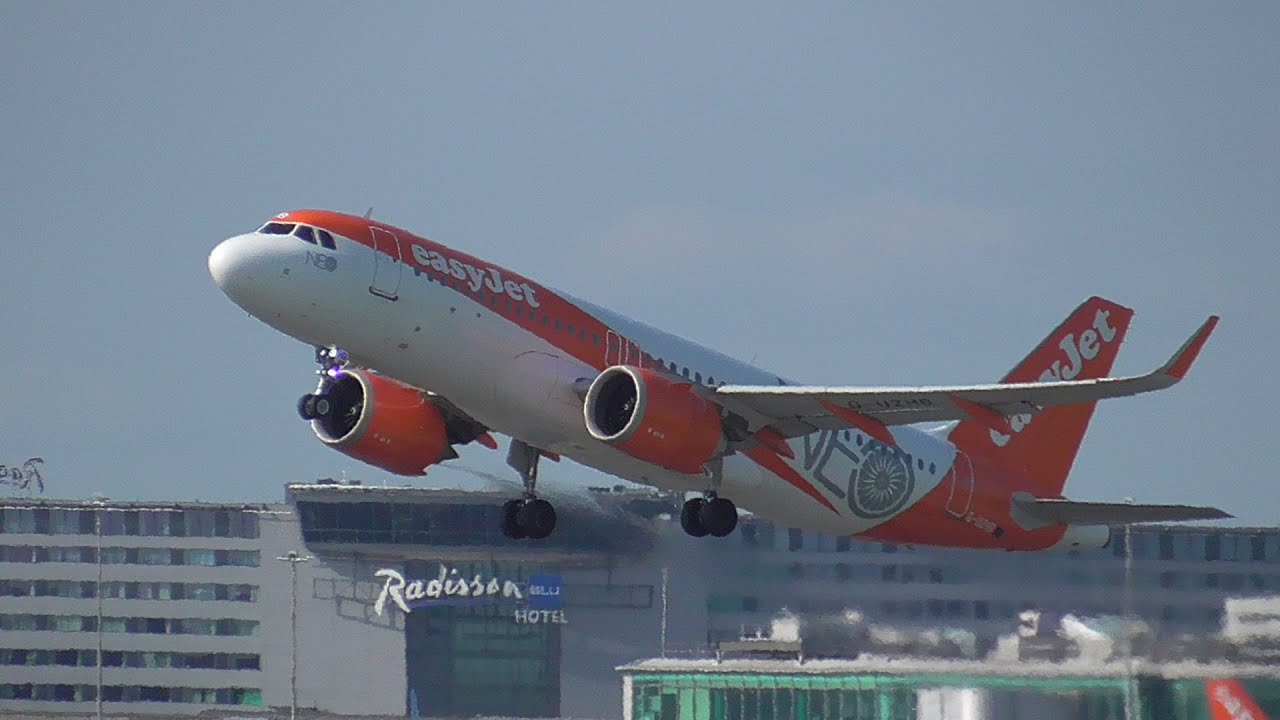 Easyjet Train Manchester EasyJet Power at Manchester Airport - YouTube
