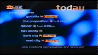 Sky Box Office Highlights on Sky Digital 1999