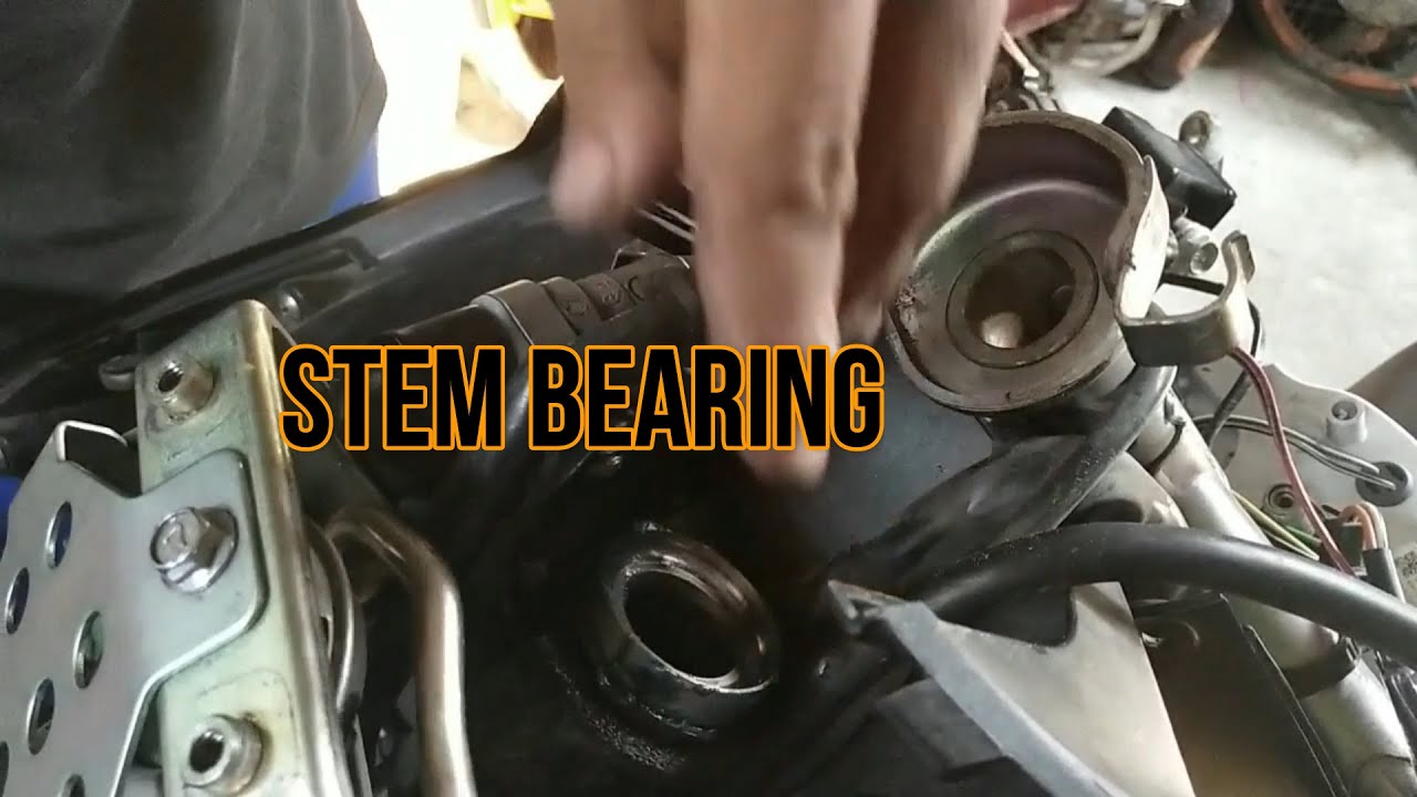 How to steering stem bearing removal? SUZUKI SKYDRIVE part 2 YouTube