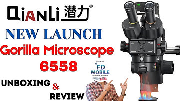 QianLi Gorilla Trinocular 6558 Microscope Unboxing & Review | Best Microscope for Phone Repair 2025