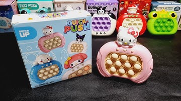 Hello Kitty Toys | 4 Minutes Satisfying with Unboxing Hello Kitty Push Pop It Game Fidget Toy ASMR