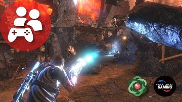 Escaping from Aliens on Inversion - Splitscreen Campaign Story (Nucleus Coop)