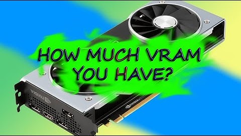 How to Check Your Graphics Card Video Memory VRAM Size on Windows 10