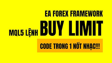 MQL5 EA Forex - 6. EA với lệnh BUY Limit, trong một nốt nhạc