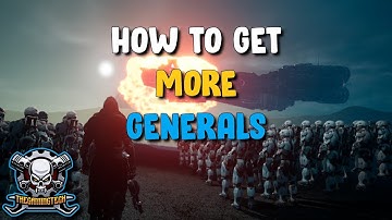 Spacebourne 2. How to get more generals.