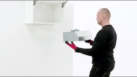 Built-in hood group Tilia AEG - How to install guide