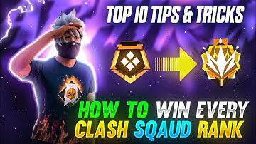 NEW CLASH SQUAD RANK TIPS AND TRICKS 🔥⚡para SAMSUNG A3,A5,A6,A7,J2,J5,J7,S5,S6,S7,S9,A10,A20,A30,A50