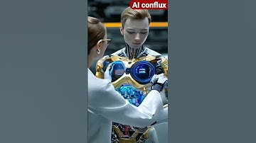 He Is  Just A Ai Humanoid Robot 😵‍💫#Shorts #trending #aiediting #robot #aivideo #aistory #sci-fi
