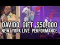 Davido Shutdown Madison Square Garden New York as he Gift a Fan $50,000 During his Live Performance