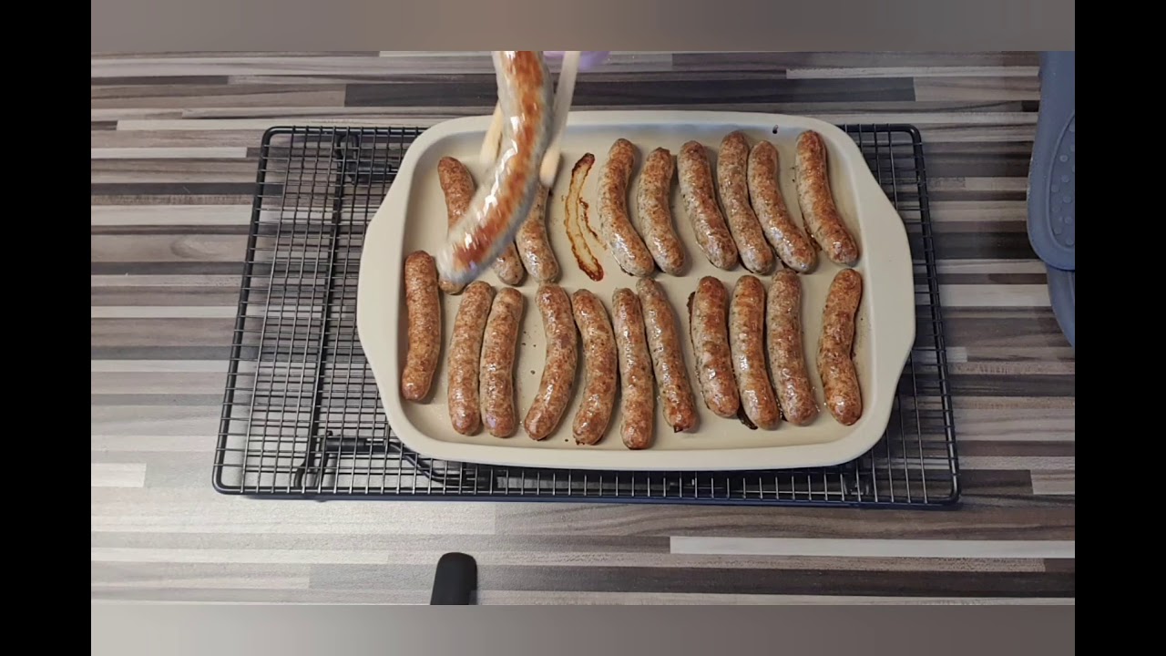 Bratwürste auf der Pampered Chef Stoneware