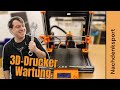 So warte ich meine PRUSA 3D-DRUCKER