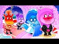 Sadness Bride Protects Embarrassment Groom Kids Play Wedding In INSIDE OUT 2 Bearee Kids Show