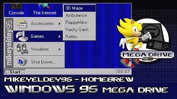 WINDOWS 95 (mikeyeldey95) Homebrew para MEGA DRIVE