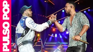 ANUEL AA llega de sorpresa a concierto de ROMEO SANTOS en Miami (COMPLETO)