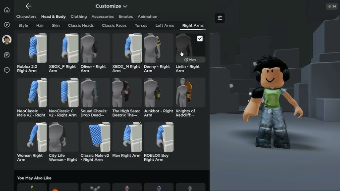 Smallest body part/package as possible? : r/roblox