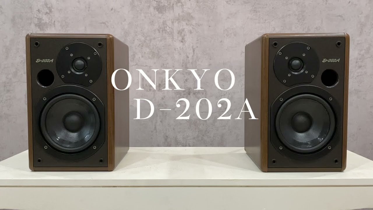 ลำโพง ONKYO D-202A - YouTube