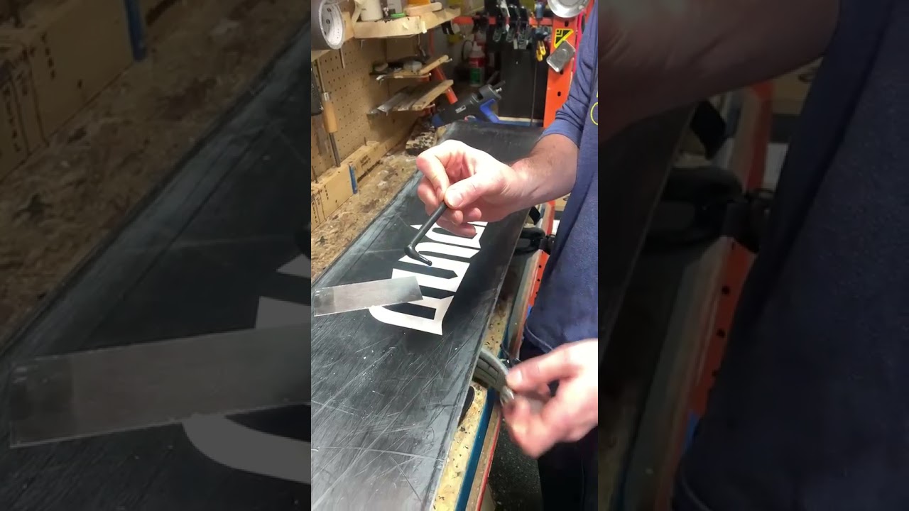 Ski or Snowboard P-Tex Base repair - YouTube