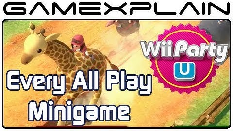 Wii Party U - Every "All Play" Minigame (Gameplay Footage of All 51!)