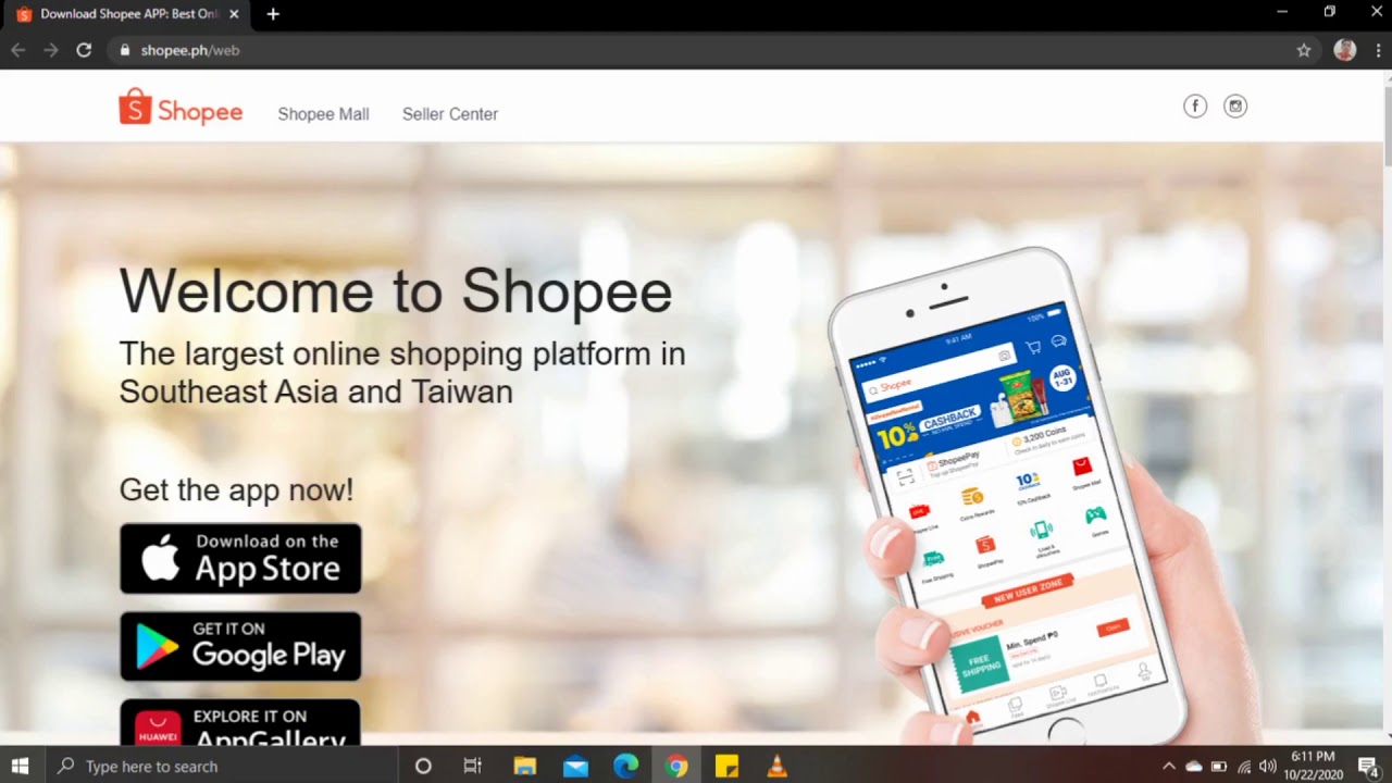 Shopee web