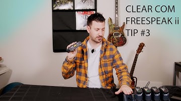 Clear-COM freespeak ii tip of the week #3 ( CHARGING )