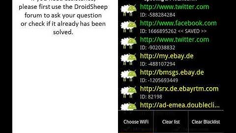 How To Use DroidSheep