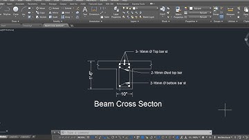 how to draw beam cross section in autocad | Beam Detailing in AutoCAD | Royhan Khan
