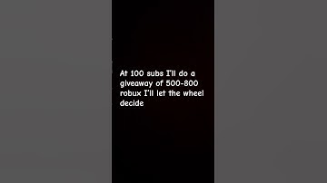 Make sure you comment your discord at 100 subs #music #giveaway #robux