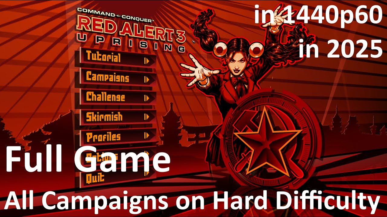 Command & Conquer: Red Alert 3: Uprising - Full Game (Hard) / Part 1 ...