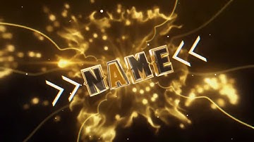 FREE Gold Amazing Intro Template [C4D, AE]