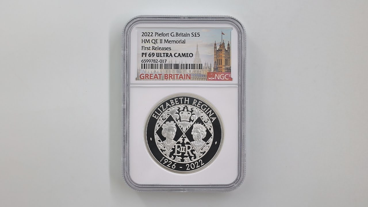 NGC-PF69 　エリザベス2世　ピエフォー銀貨　 2022　保証書・箱付 NGC-PF69 エリザベス2世 ピエフォー銀貨 2022 保証書・箱付