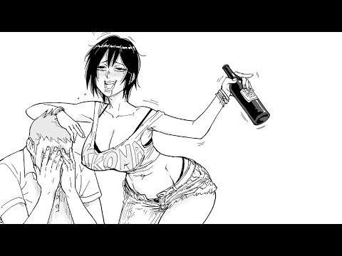 My Hot Aunt Is Drunk!? | comic by baalbuddy